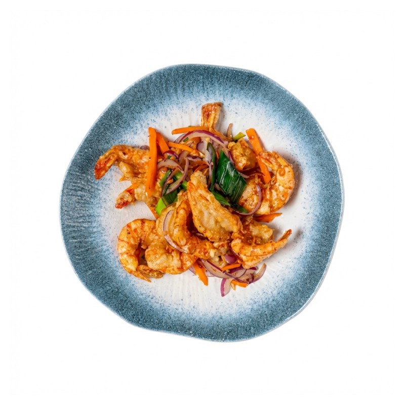 Scampis Frits Au Sel Et Au Poivre