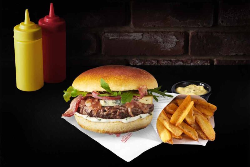 Burger Blue Cheese Simple