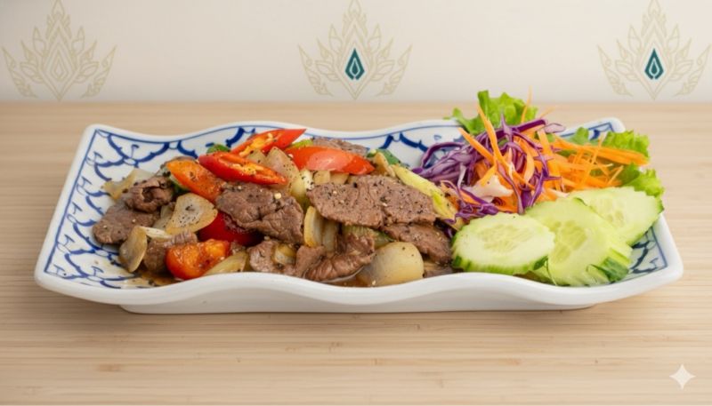 F2) Stir-Fried Black Pepper