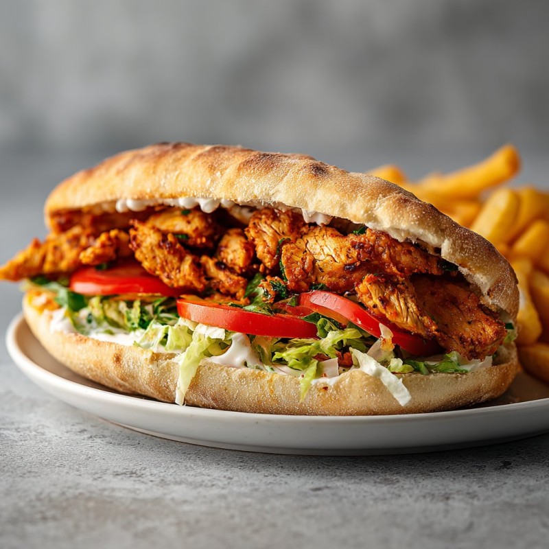Sandwich Brochettes De Poulet
