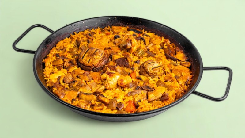 Paella Poulet Et Cèpes