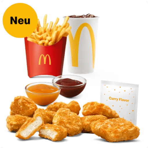 Mcmenu 9Er Shaker Chicken Mcnuggets Curry Flavor