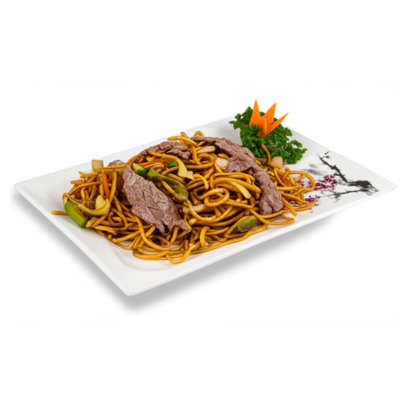 Nouilles De Riz Sautées Au Boeuf