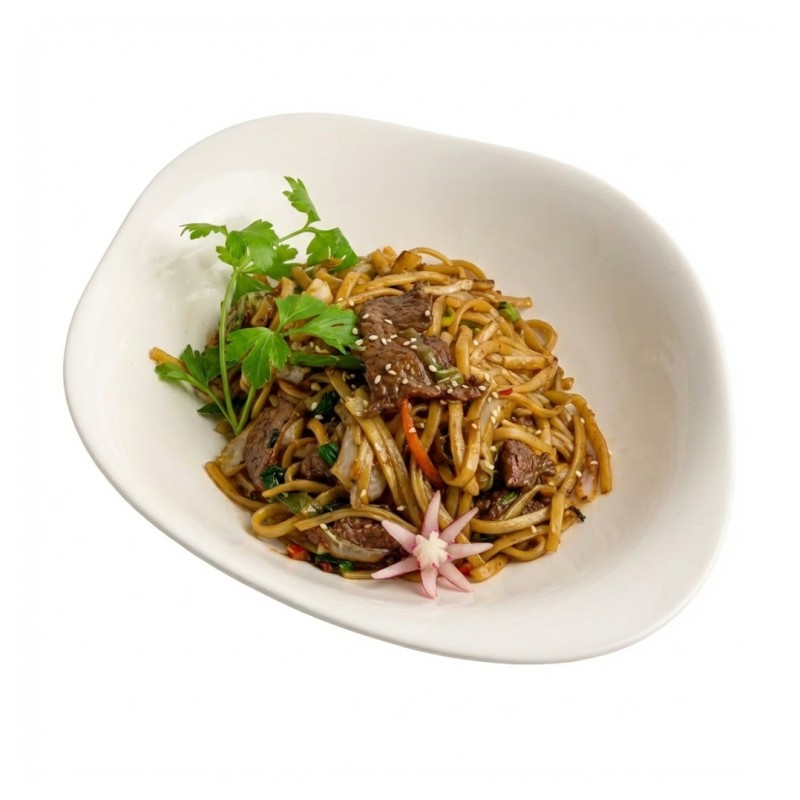 Nouilles Sautées Au Bœuf