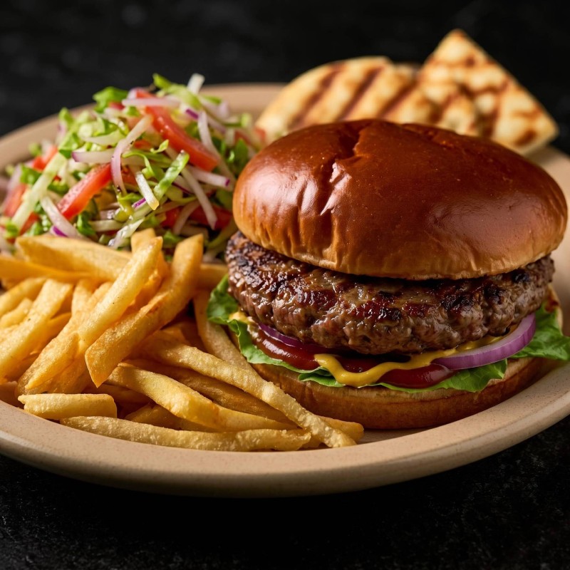 Assiette Hamburger