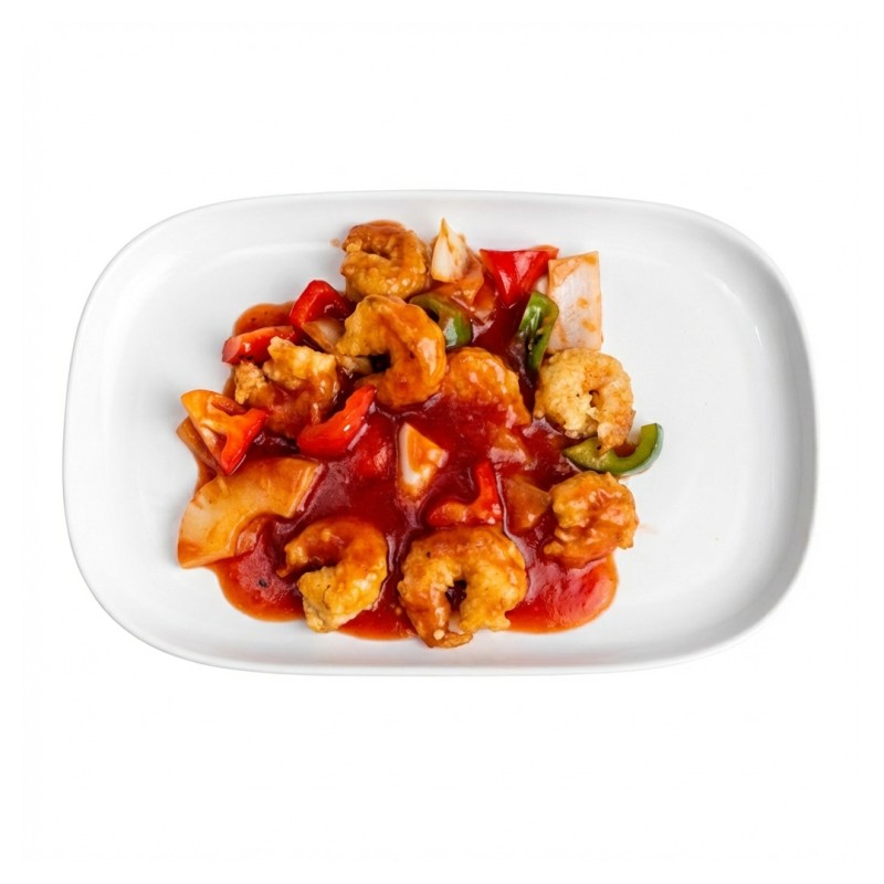 Scampis À La Sauce Aigre Douce