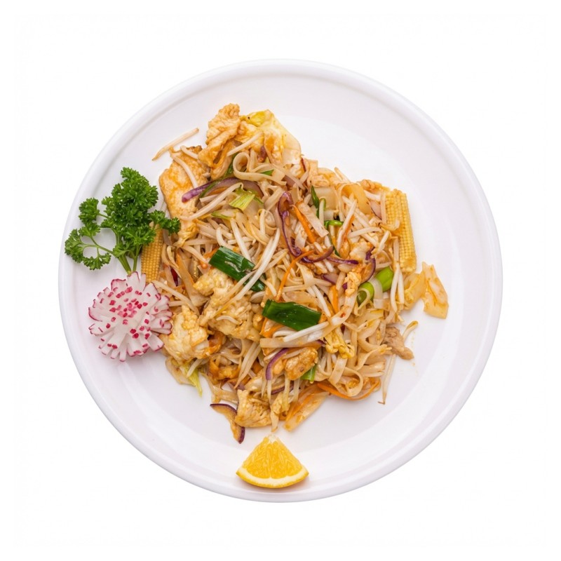 86 Nouilles Sautées Au Poulet