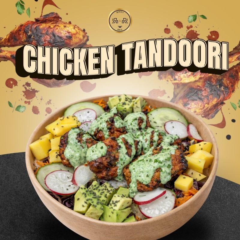 Poke Bowl Chicken Tandoori Halal