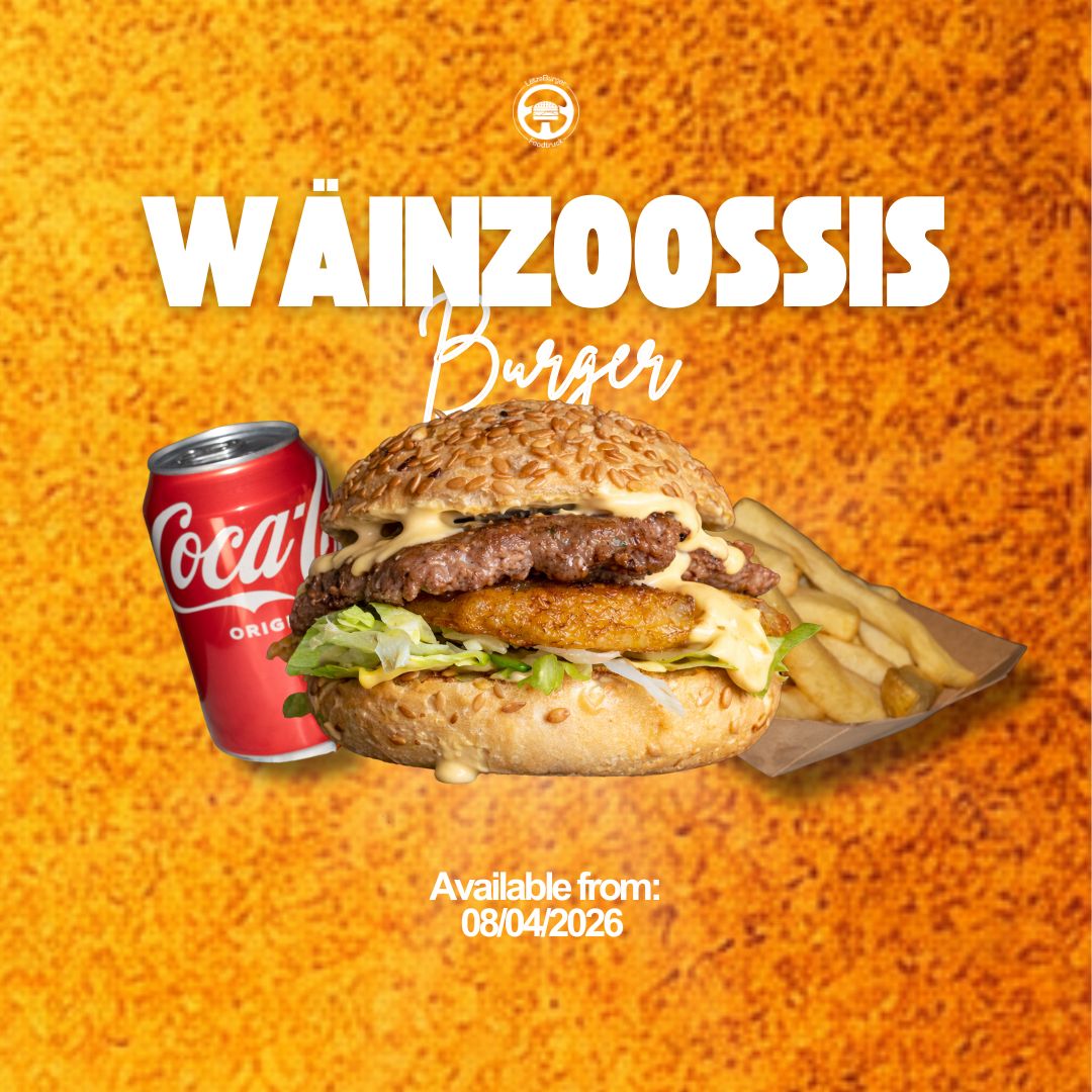 Wäinzoossis Burger Menu