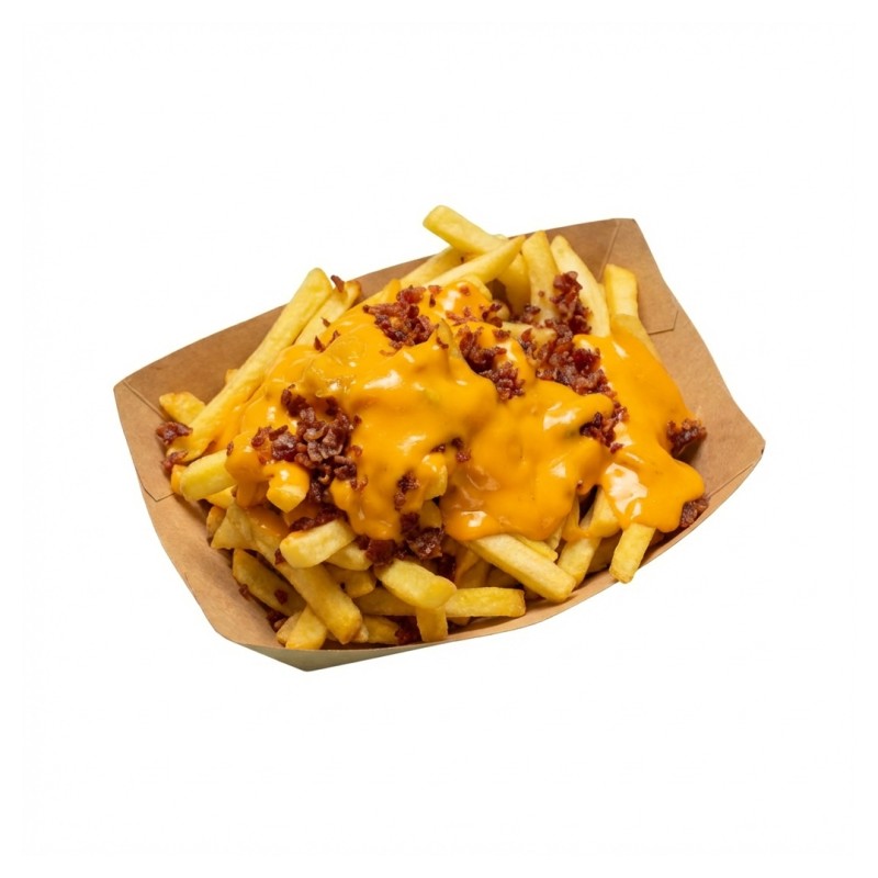 Frites Normales Avec Cheddar Et Bacon