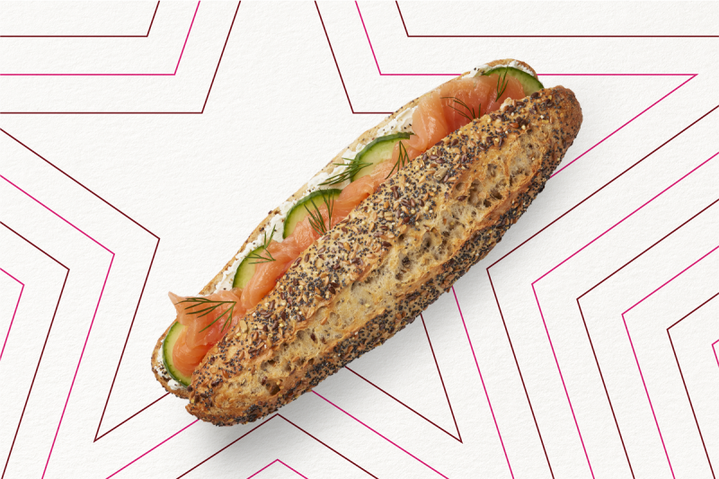 Baguette Saumon & Concombre