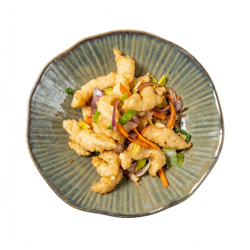 Poisson Frit Au Sel Et Au Poivre