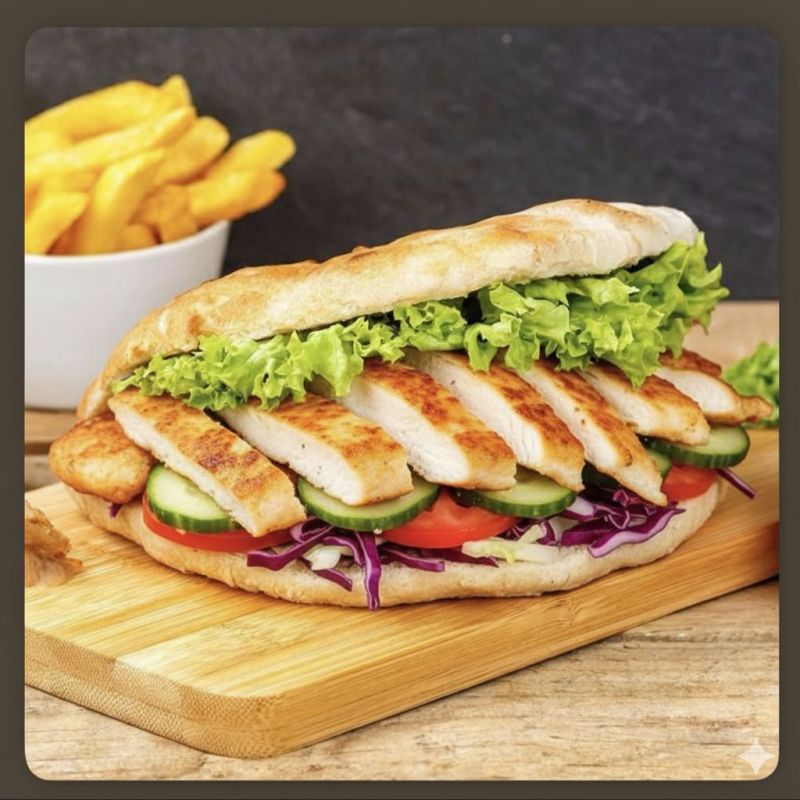 Escalope De Poulet Sandwich