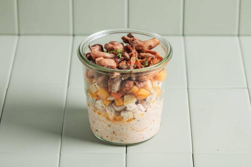 Risotto Aux Champignons Et Poulet