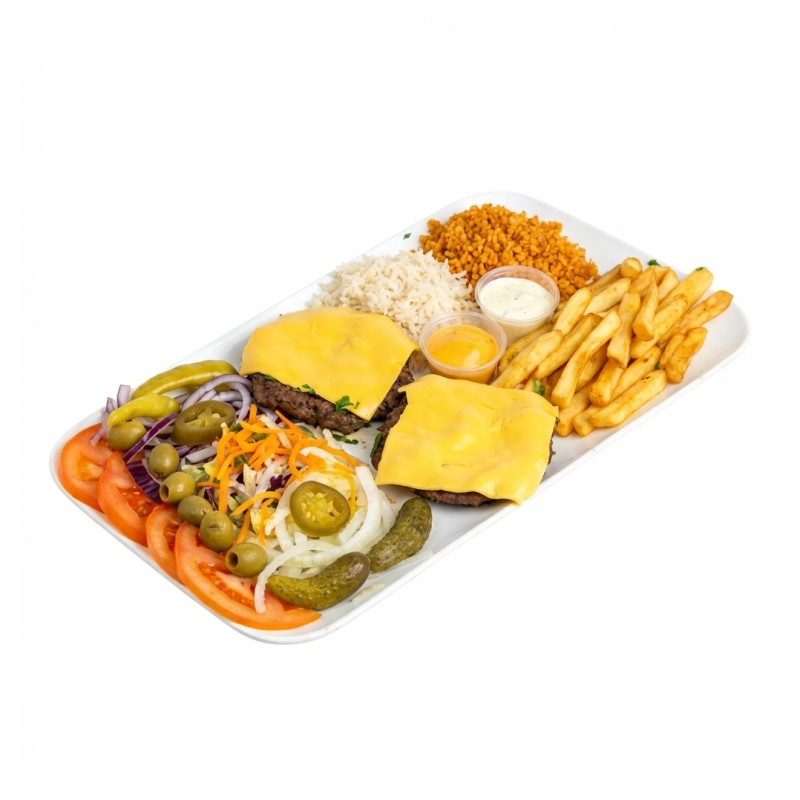 Assiette Cheseburger