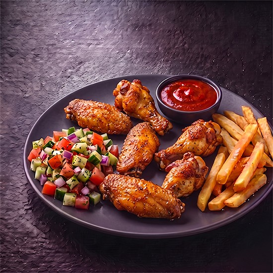 Chicken Wings Assiette