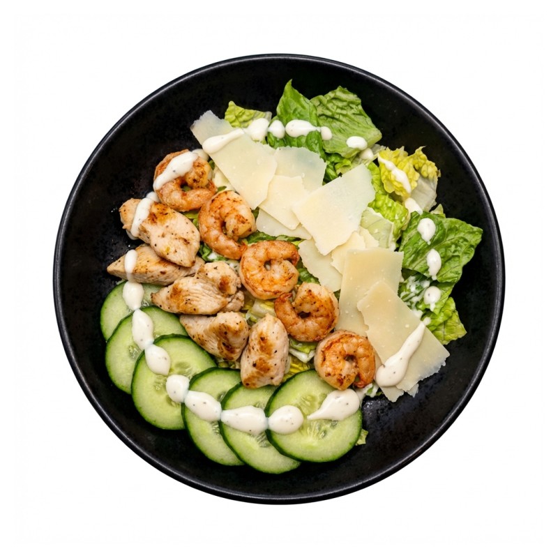 Salade César Aux Scampis