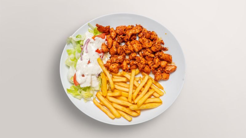 Assiette Brochettes De Poulet