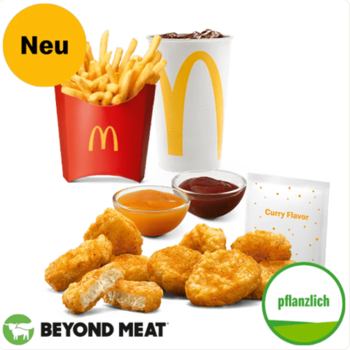 Mcmenu 9Er Shaker Mcplant Nuggets Curry Flavor