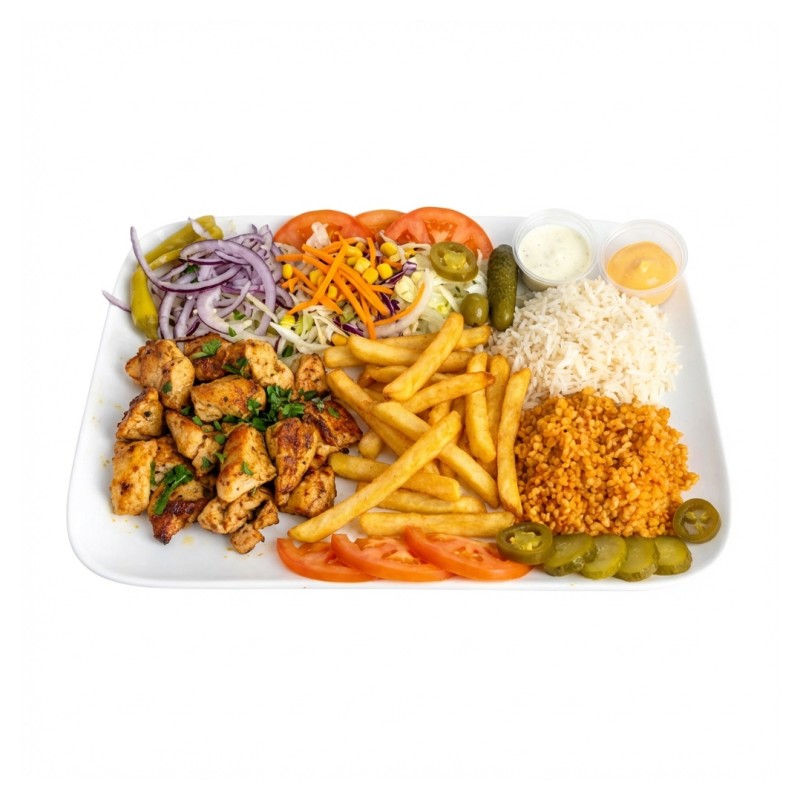 Assiette Brochette De Poulet