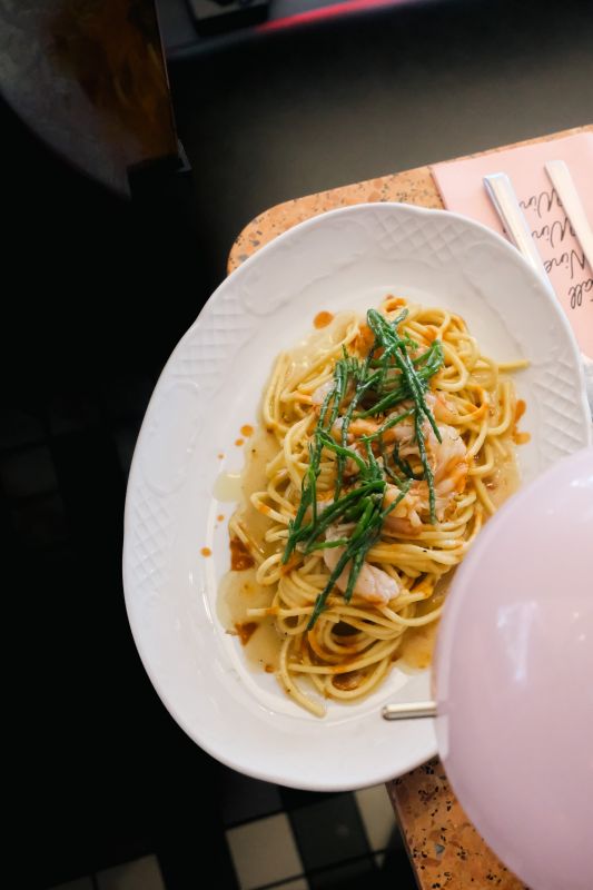 Spaghetti Limone E Scampi