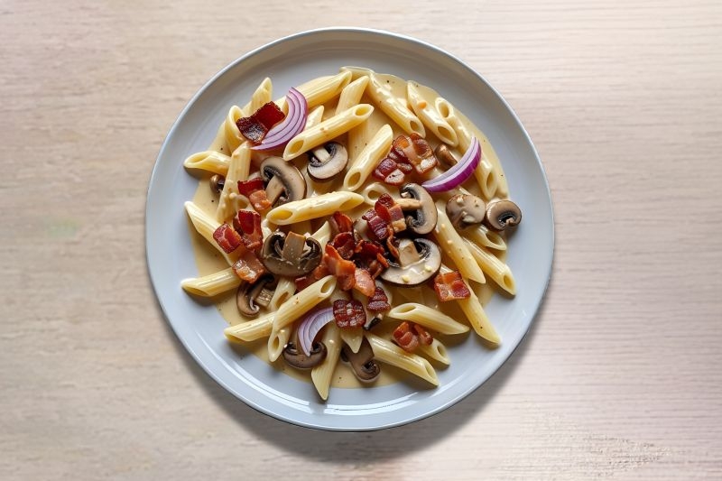 Spaghetti Ou Penne Forestière