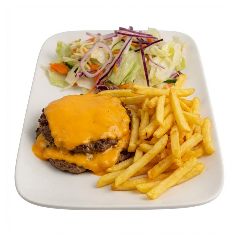 Assiette Cheeseburger
