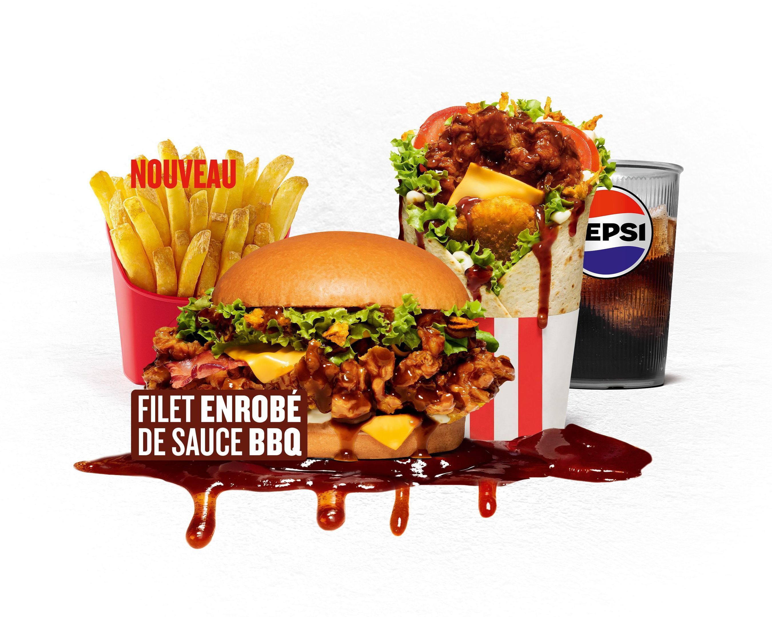 Menu Double Saucy