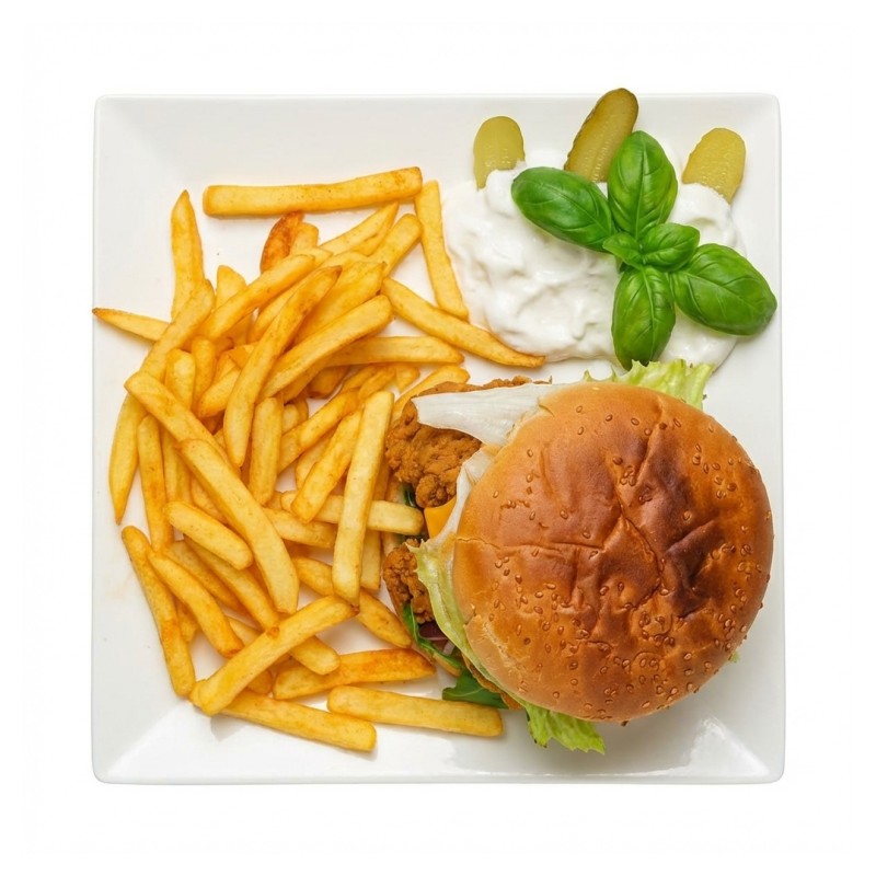 Double Burger Chicken