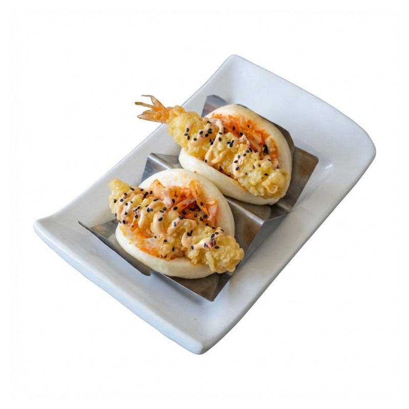 Bao Tempura Scampis Sauce Spicy Mayo 2Pcs