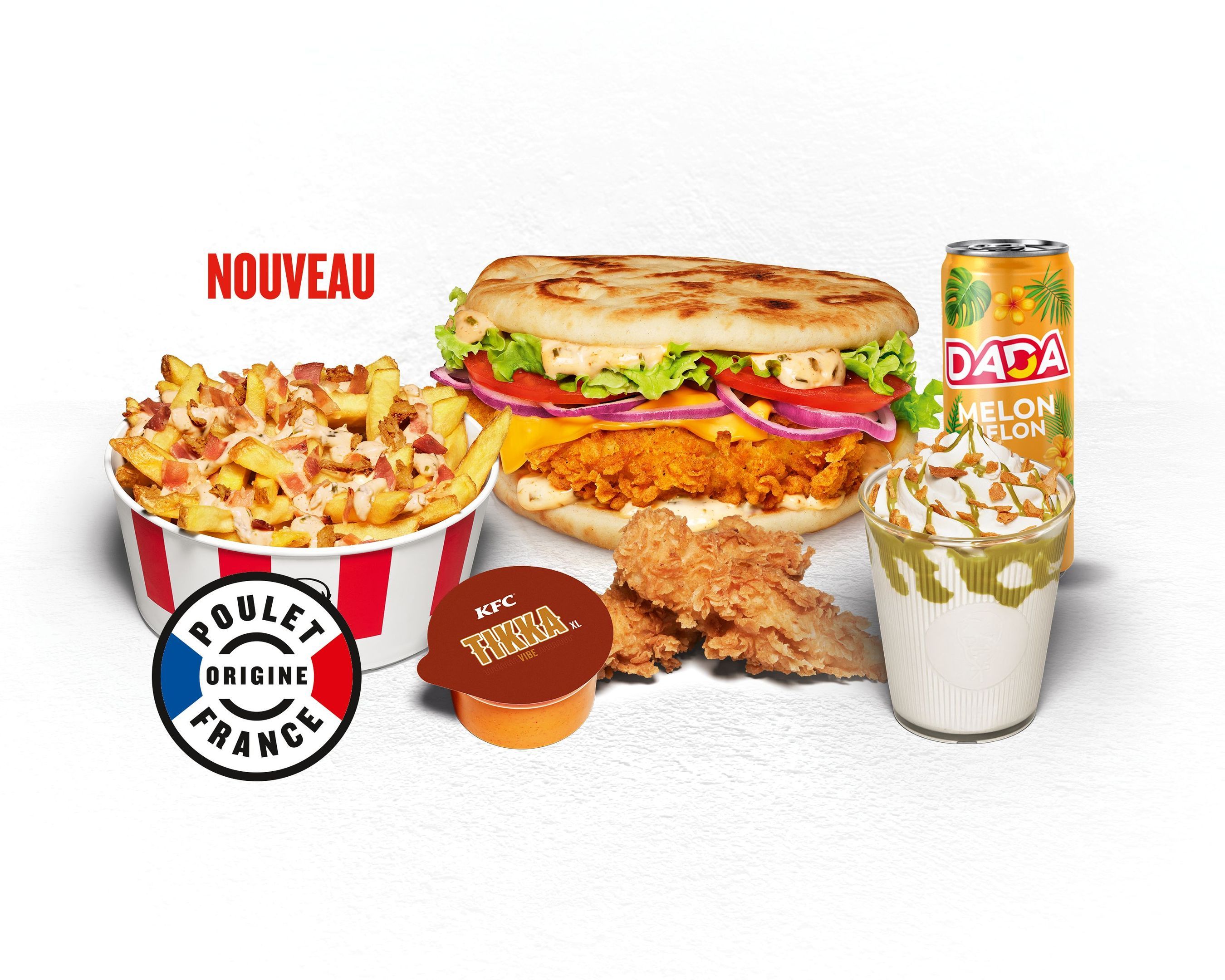 Menu Complet Crispy Naan