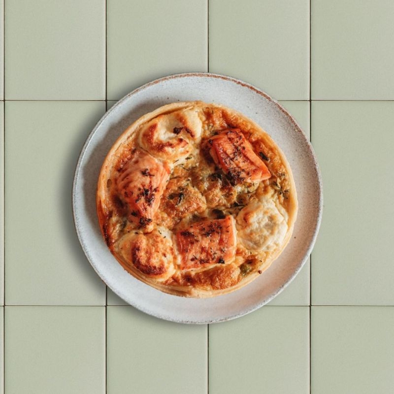 Quiche Saumon, Poireau, Ricotta