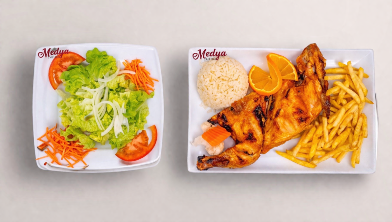 Frango Menu / Grilled Chicken Menu - 1/ 2 Chicken