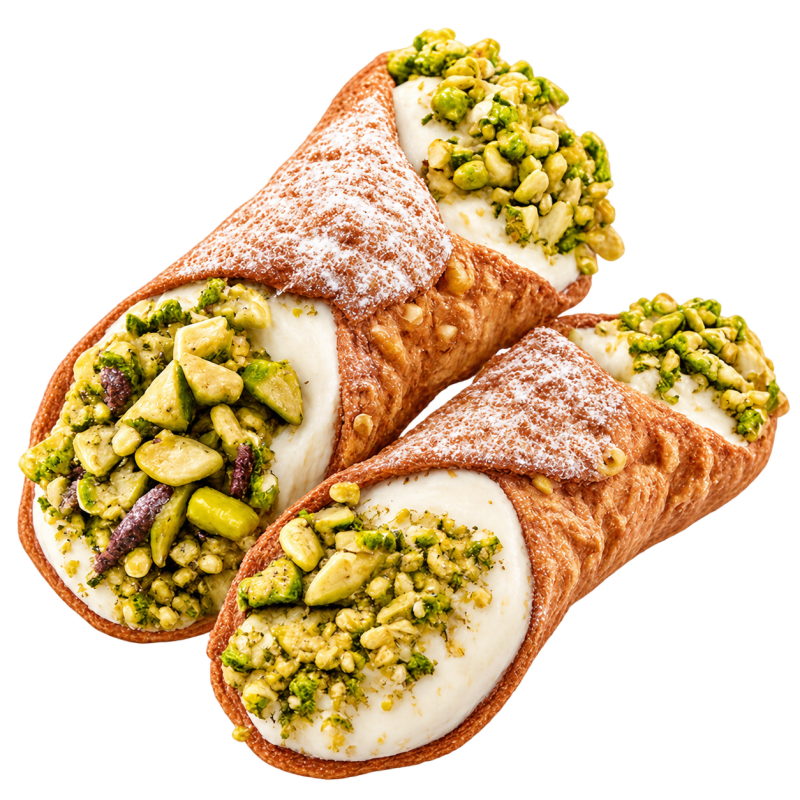 2 Mini Cannolo Sicilien