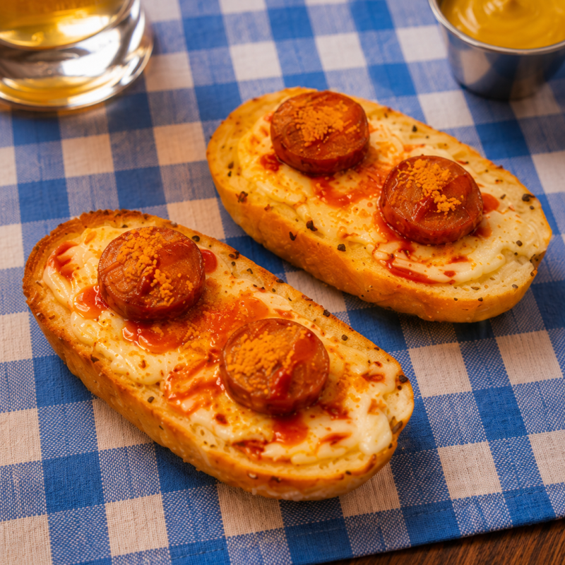 Pains À L'ail Currywurst