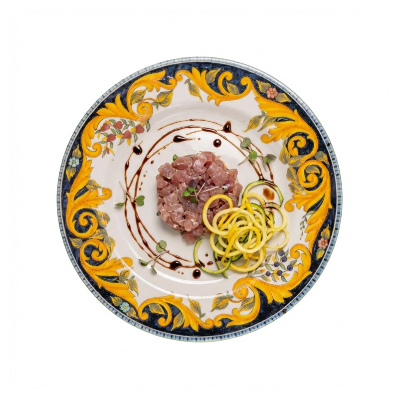 Tartare Di Tonno Con Tagliatelle Di Zucchine Al Limone