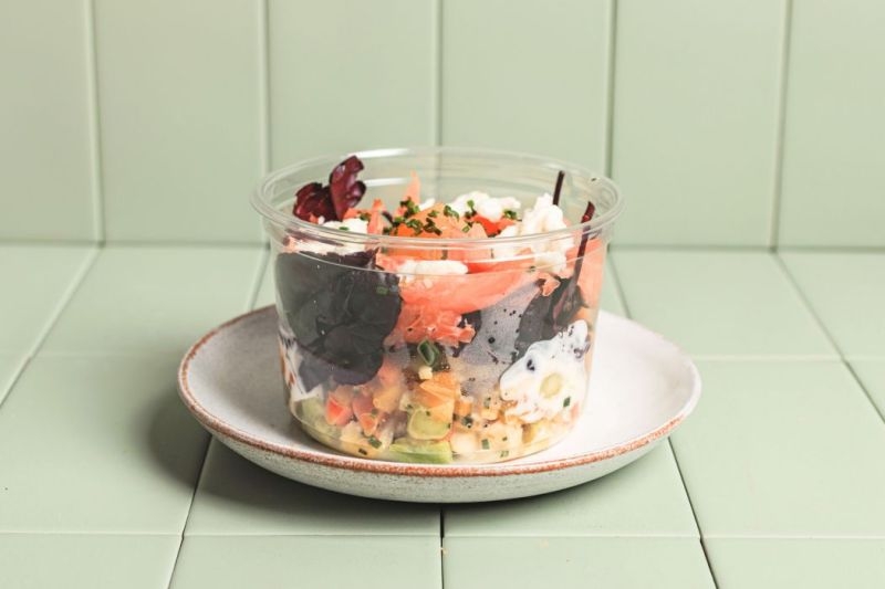 Moyenne Saumon Fumé, Avocat, Skyr