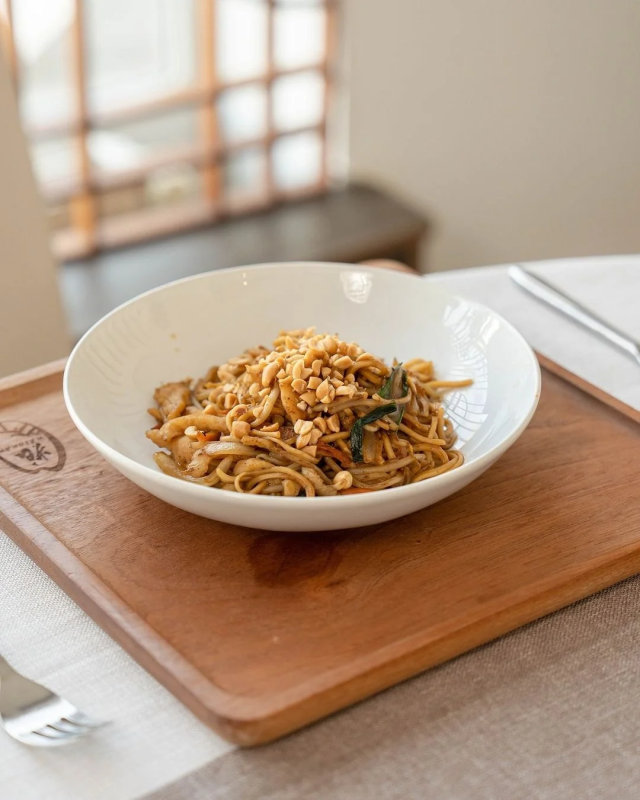 Wok De Nouilles Au Poulet