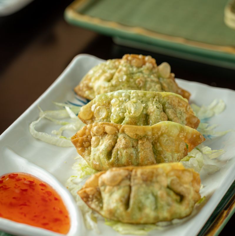 115. Vegetarian Gyoza Fried 4 Pc.