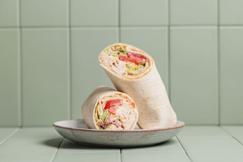 Wrap Poulet Indien