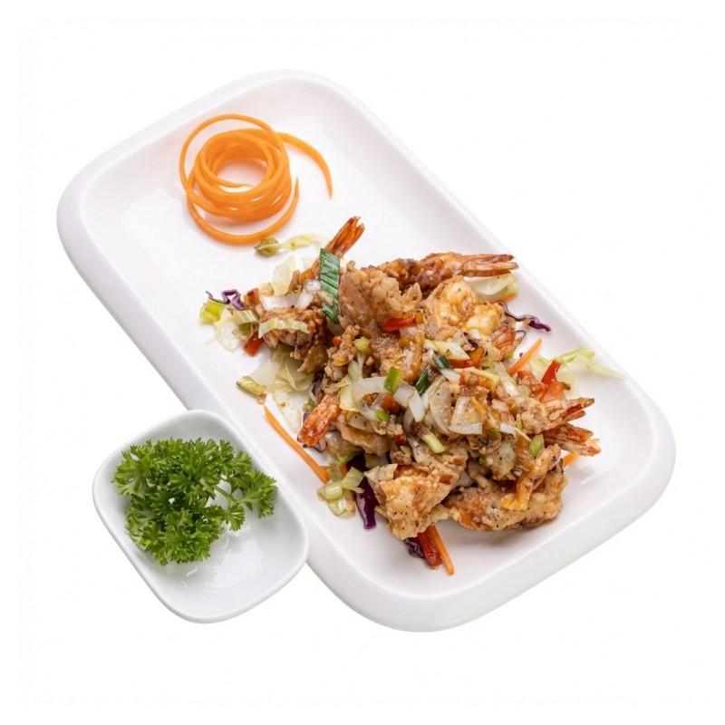 Crevettes Au Sel Et Poivre