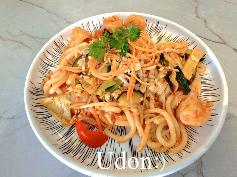 Udon Thaï Piquant Scampis