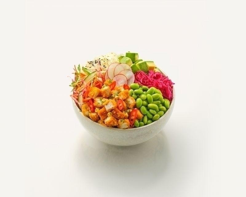 Poke Bowl Fried Chicken