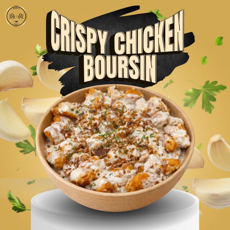 Crispy Chicken Boursin Halal