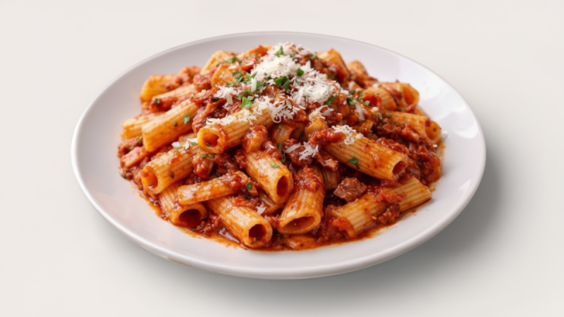 🍝🥓🍅✨ Penne All’amatriciana ✨🍝