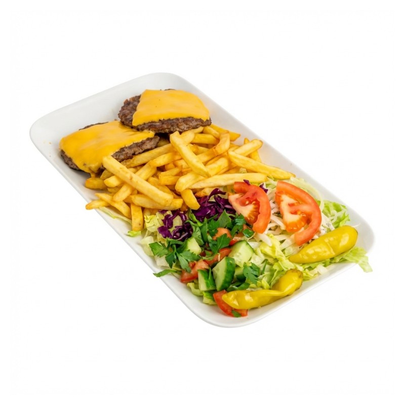 Assiette Cheesburger