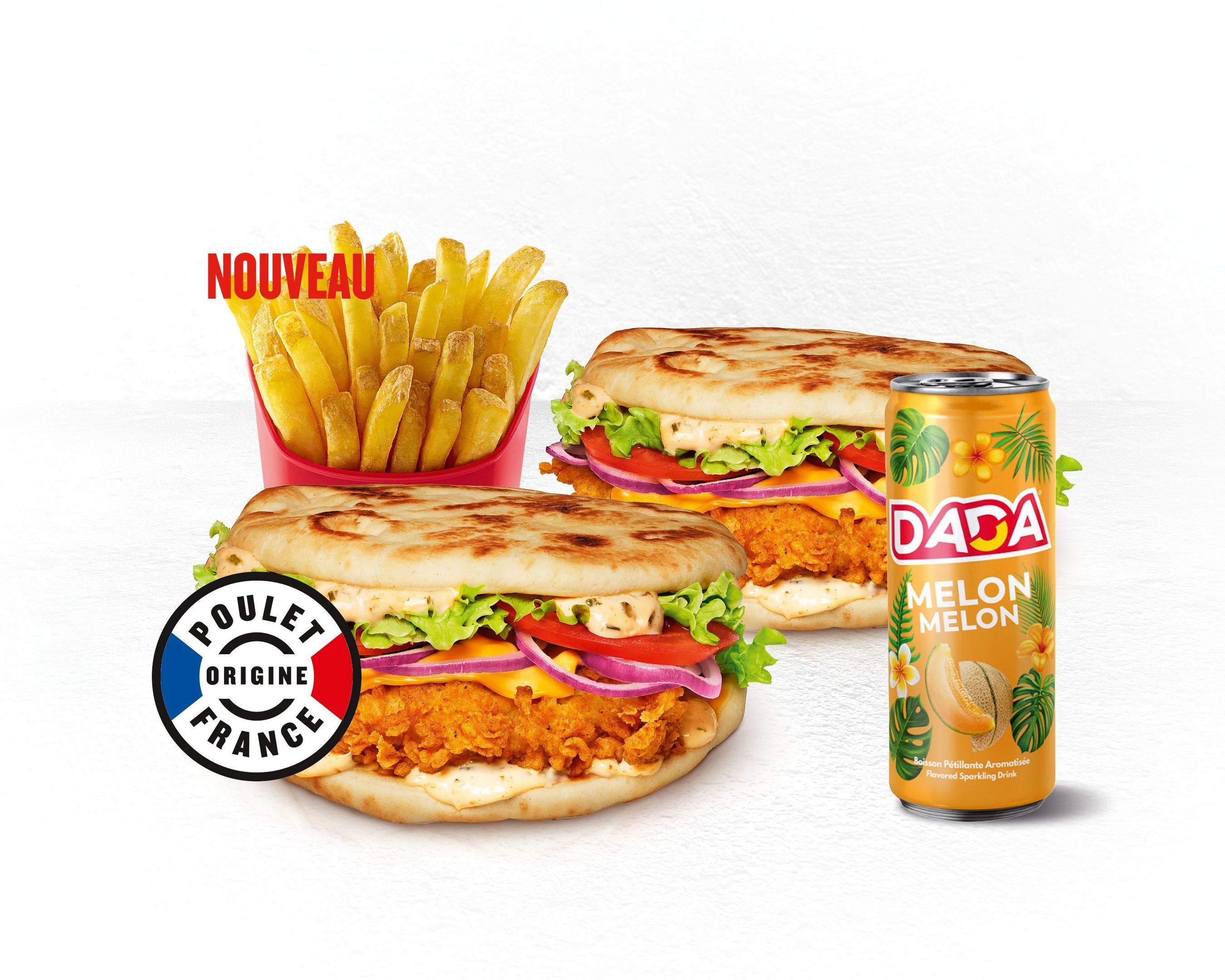 Menu Double Crispy Naan