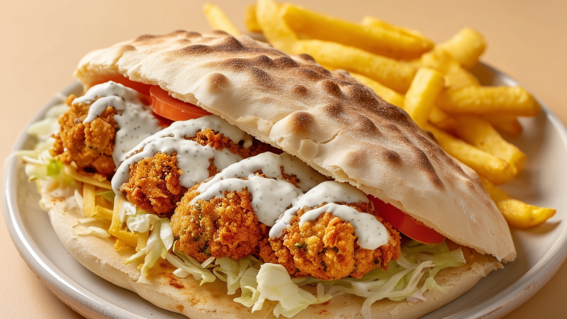 Menu Sandwich Falafel