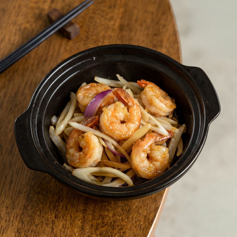 Scampis Grillés Au Beurre Et À L’ail